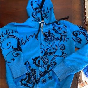 Billabong hoody sweatshirt zipped jacket